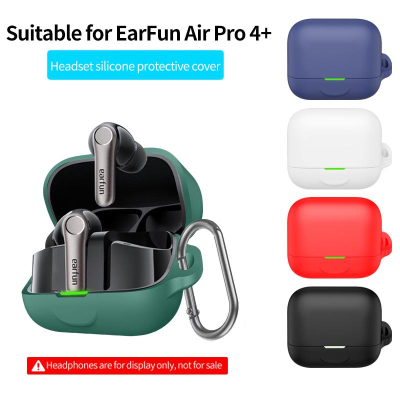 High Quality Silicone Shockproof bluetooth Headphones case for EarFun Air Pro 4+ Protective Case