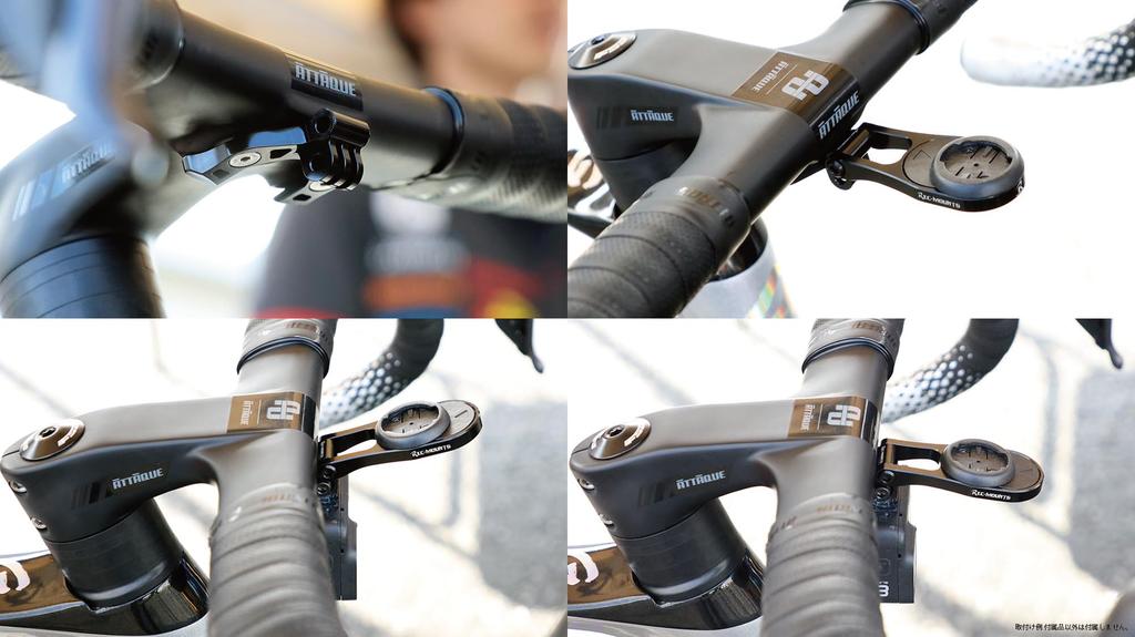 Type Combo Mount for Gusto Carbon Integrated Bar Brands Compatible Compatible with GoPro HERO Cameras [REC MOUNT] (ATTAQUE Stem) (14 Model)