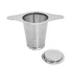 Desirable Tea Strainer, Professionally Recommended, Stainless Steel, Ultra-Fine Mesh, Strainer for Tea Leaves, Deep Tea Strainer for Mugs, Cups, and P