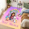 Custom Name Kitty Party Living Room Non-Slip Area Rug Soft Carpet for Bedroom Kids Playroom Sofa Office Home Decor Doormat