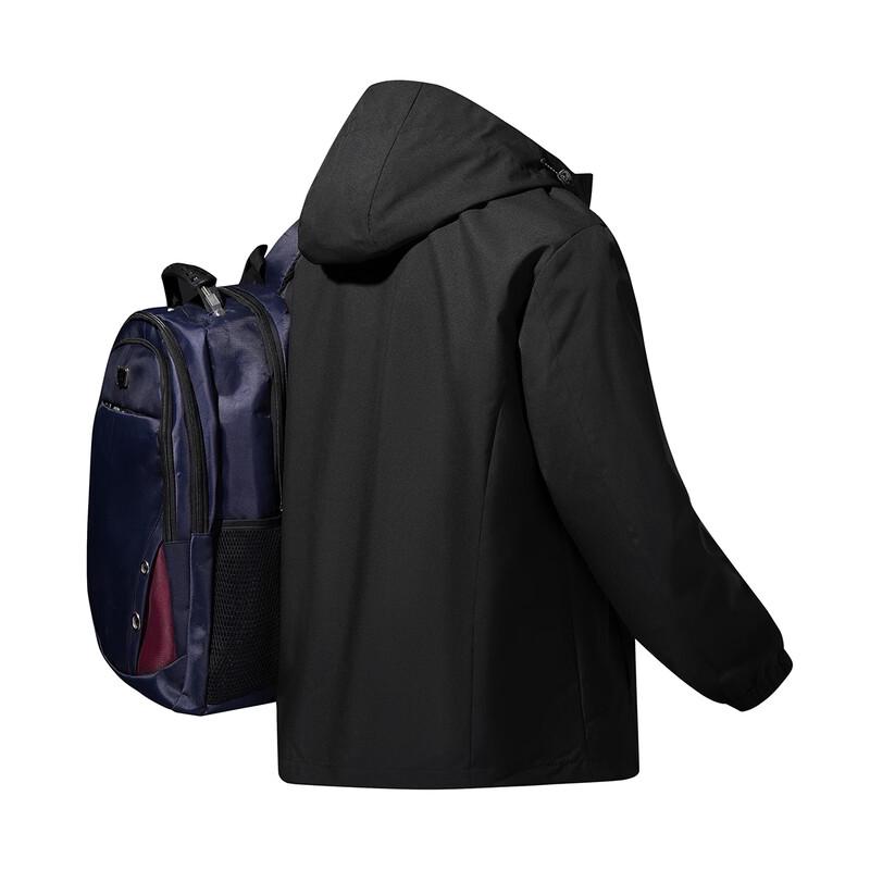 MARK FAIRWHALE Men's Hooded Windproof Work Jacket