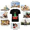 2026 Christmas Themed Printed Casual Top Festival Vibe Loose Tee Pure cotton T-shirt