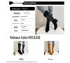 2025 Retro Chunky Heel Embroidered Pointed Toe Slip-on Western Cowboy Boots for Women
