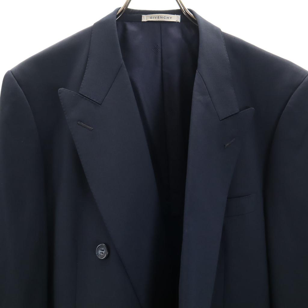 GIVENCHY 90s Wool Old Isetan suit Setup L/94 Navy Men's Used