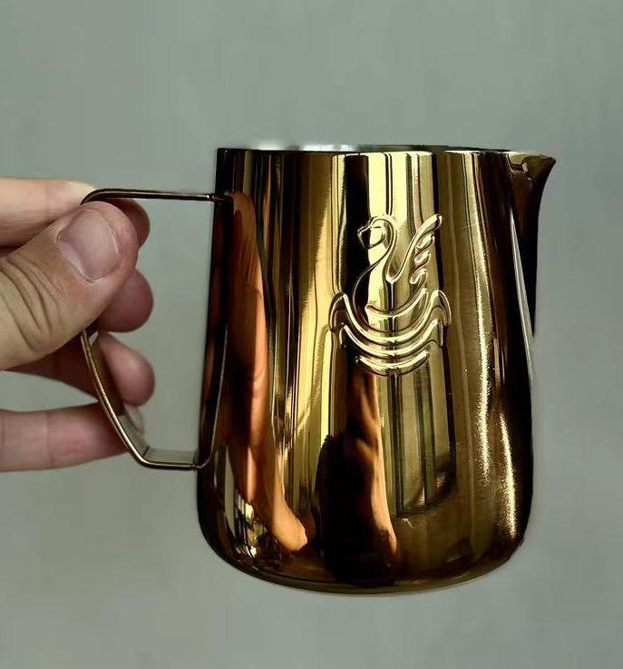 JIBBI Swan Latte Art Cup, нержавеющая сталь 304, кувшин для вспенивания молока объемом 400 мл