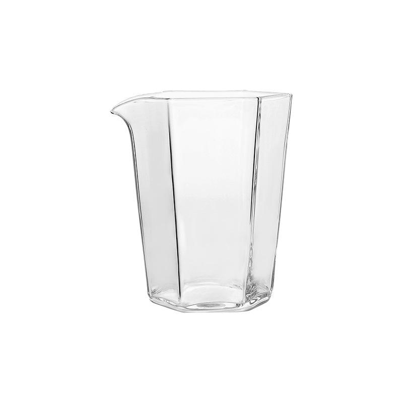 

250ML Hexagon Heat resistant Glass Tea Pitcher Fair Mug Chahai Gongdaobei Kungfu Tea Ceremony Tea Set Accessories Serving Teacup 250ml
