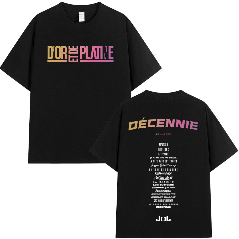 

Rapper Jul Personalized Print Cotton Tshirt for Summer Suitable for Both Unisex and Women Popular Rap Style Casual Wear S