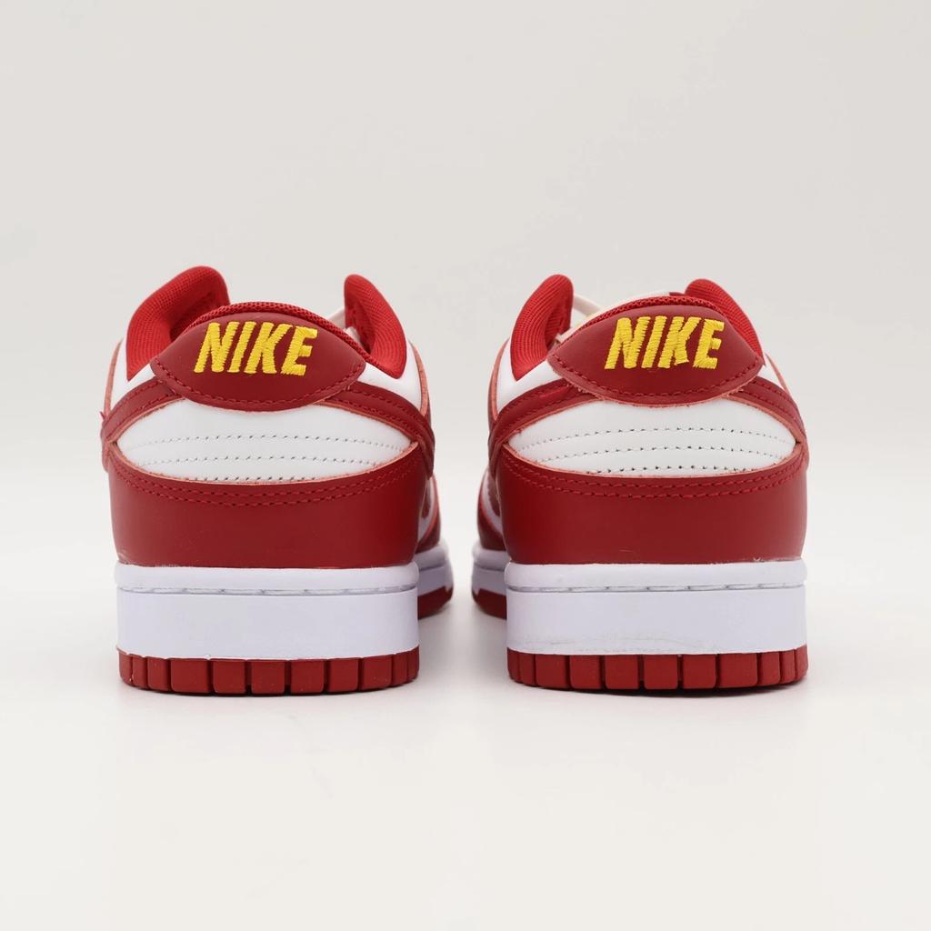 DD1391-602 Nike Dunk Low Retro USC Gym Red University Gold Cardinal (Men's)
