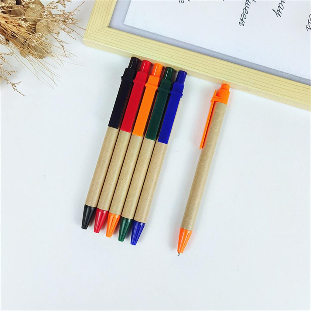10Pcs Retractable Ballpoint Pen Blue Ink Refillable Writing Pen Write Smoothly Office Writing Supplies for Women