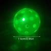New LED Light Up Pickleball Balls,Glow In The Dark Pickleball,Pickleball Gifts For Men And Women,Outdoor Pickleball Balls Play
