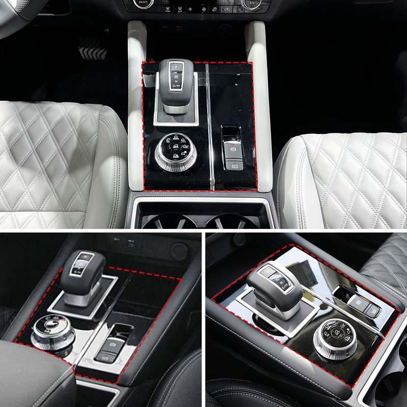 Center Control Gear Shift Panel Trim Transmission Shift Cover Trim Sticker Car Accessory For Mitsubishi Outlander GF8W -2026