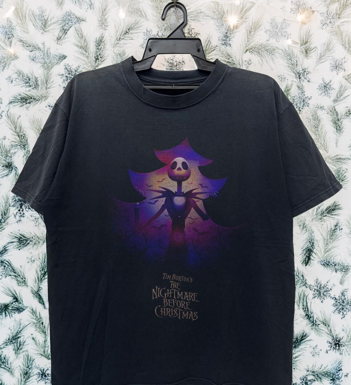 Nightmare Before Christmas Retro Unisex T-Shirt Size S-5XL XXL