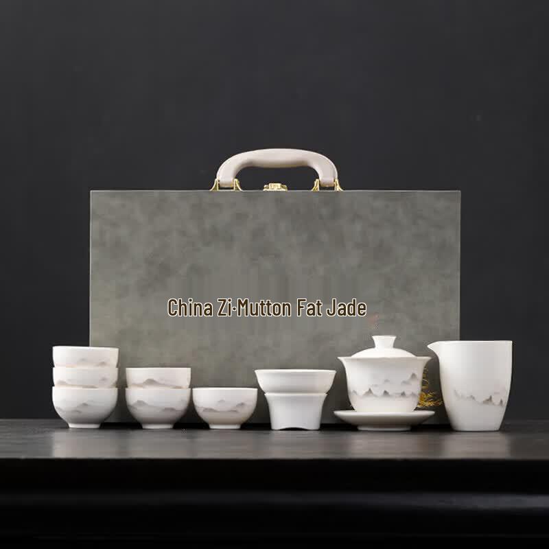 Dongyue  A Thousand Li of Rivers and Mountains  Ceramic Tea Set