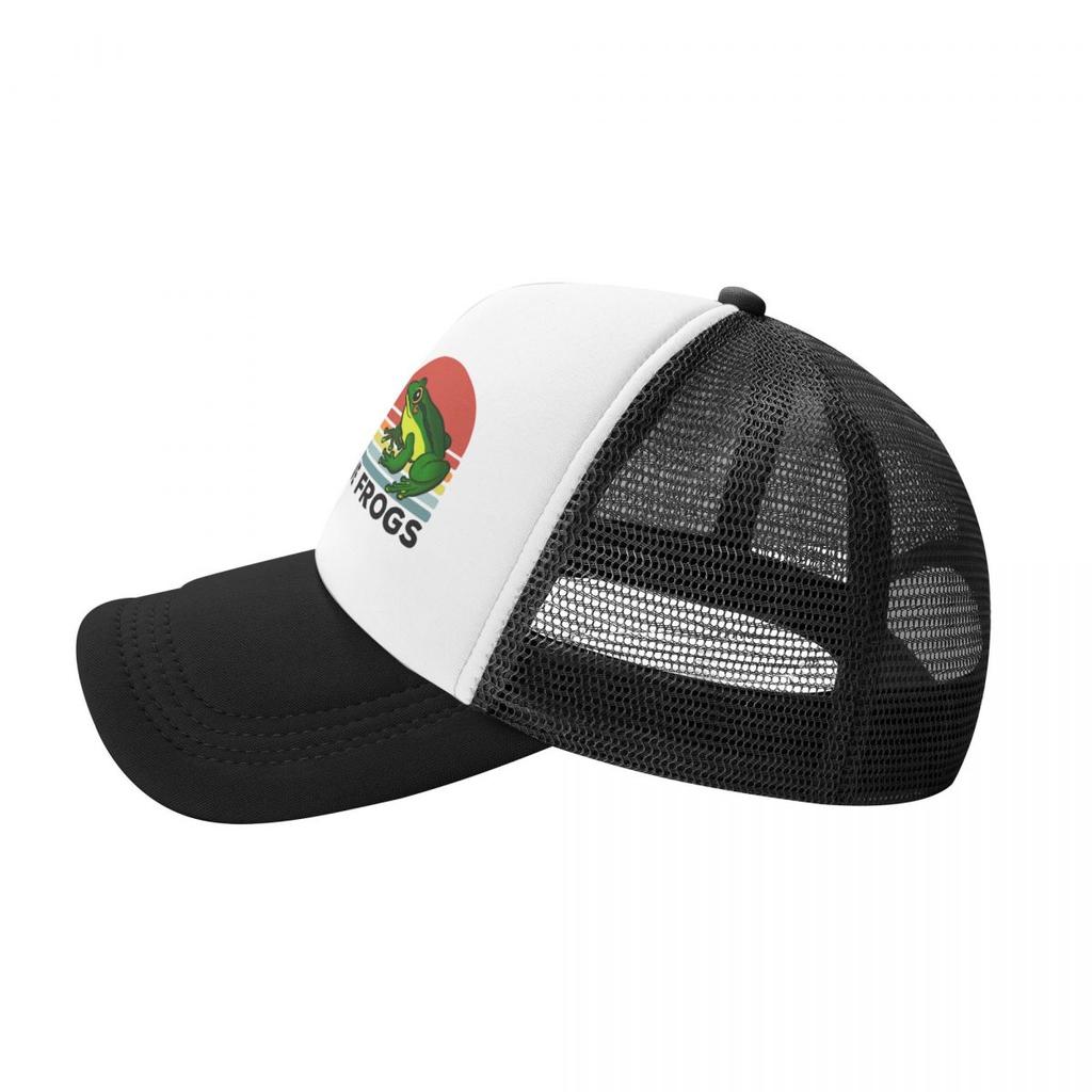 Spersonalizowany Milf Man kocham żaby czapka z daszkiem kobiety unisex regulowany LGBT Gay Pride czapka typu Trucker Streetwear czapki z daszkiem