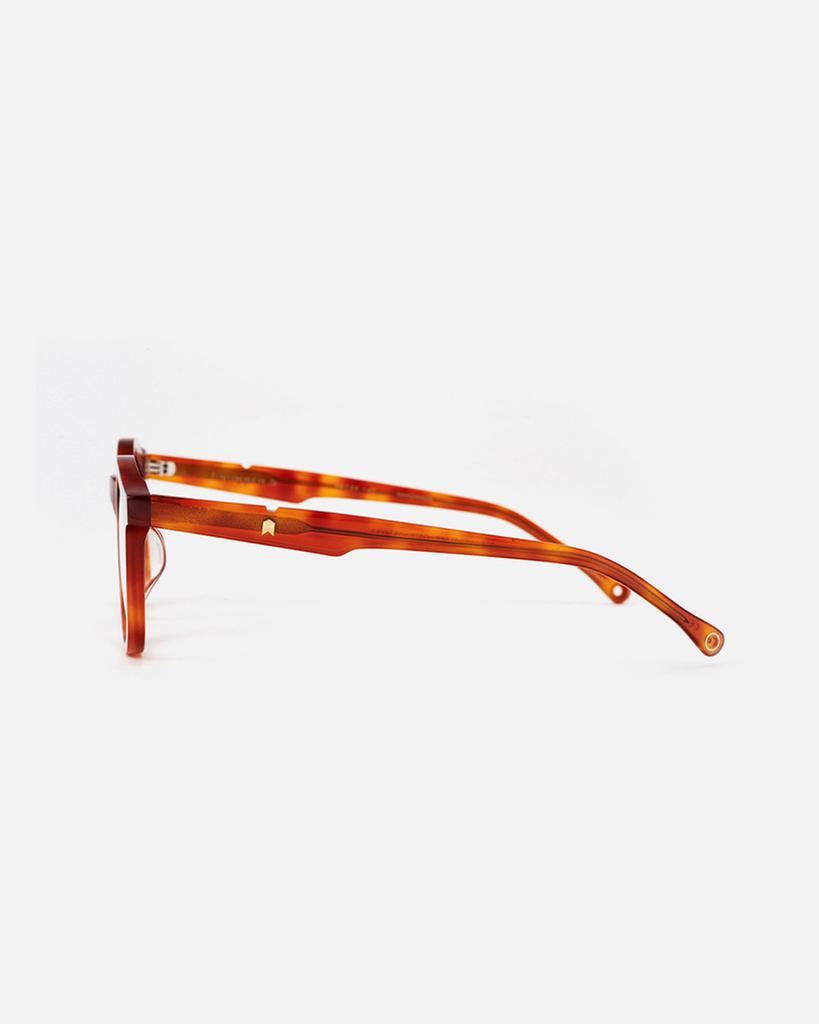 Seupeulingseuteulingseu Classic Horn-Rimmed Glasses Eye Number 5 [Red Leopard]