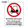 HKC-676 UV Aluminum Safety Warning Signs (2-Pack)