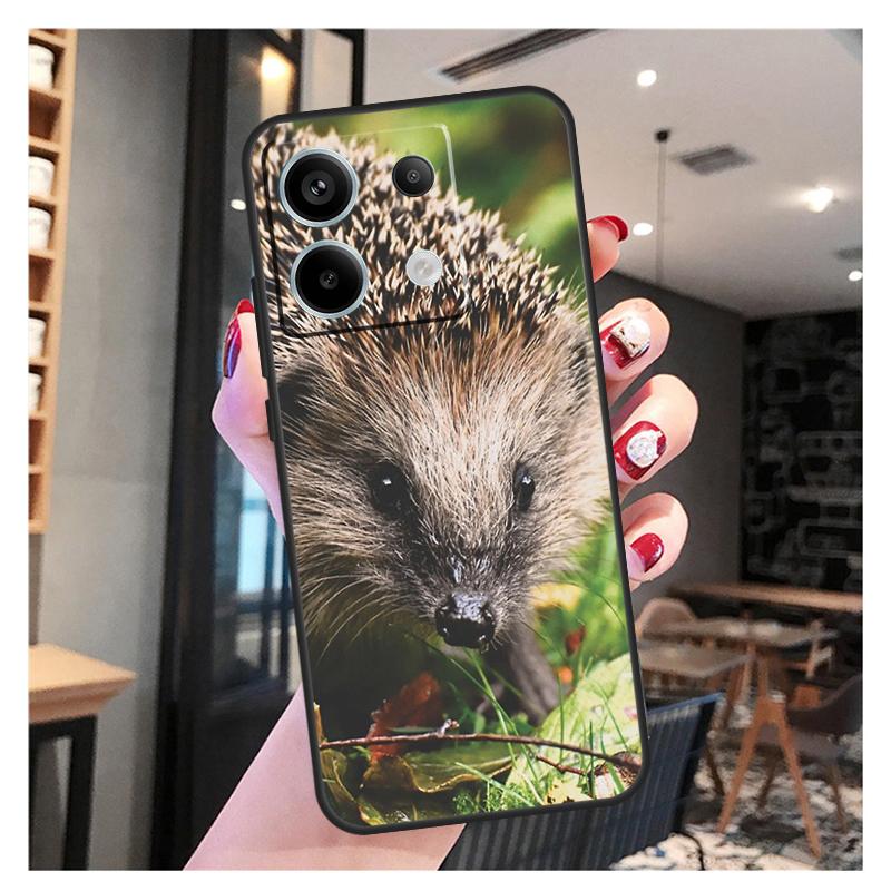 Hedgehog Case For Xiaomi Redmi Note 13 12 11 9 10 Pro 9S 10S 11S 12S Redmi 13 12 10C 12C 13C Coque