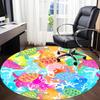 1pc Turtles, Ocean Chair Carpet for Office, Non slip, Soft and Durable Office Rug