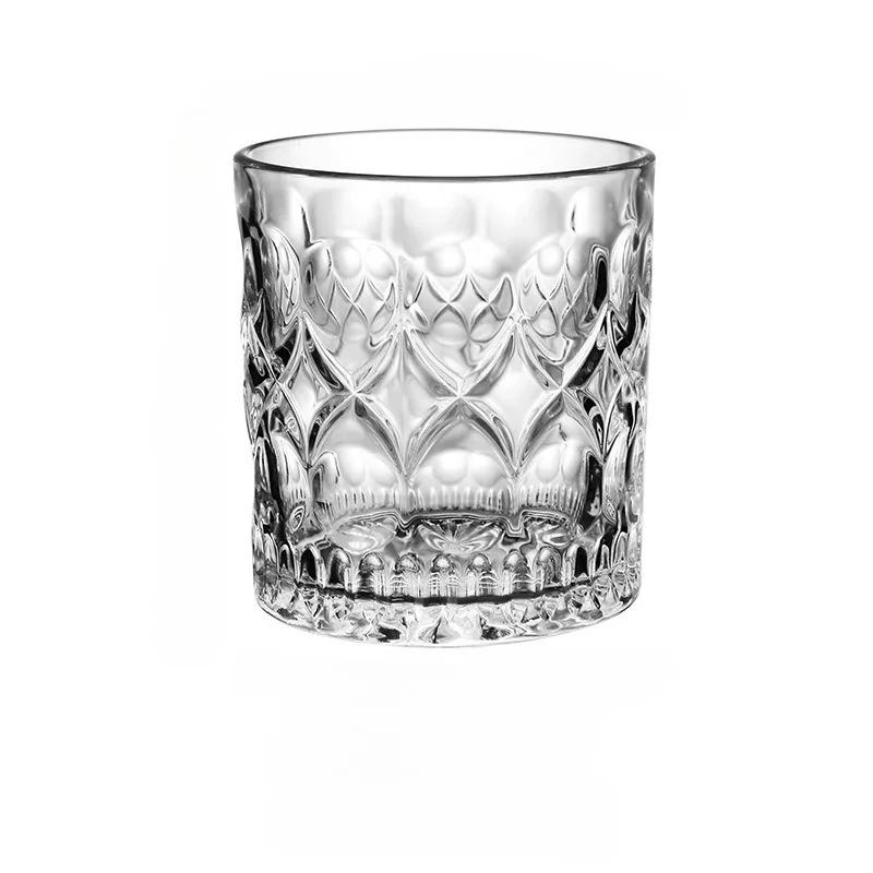 

Whiskey Glasses Luxury Whiskey Glass Engraved Cups Old Fashioned Whiskey Glasses Classical Scotch Glass Gifts for Scotch Lovers 1pcs