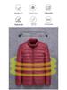 2025 Winter Men's Lightweight Stand Collar Cotton Jacket - Large To Plus Size