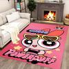 Powerpuff Girls Adventure rug for living rooms, bedrooms, home décor, and as gifts.