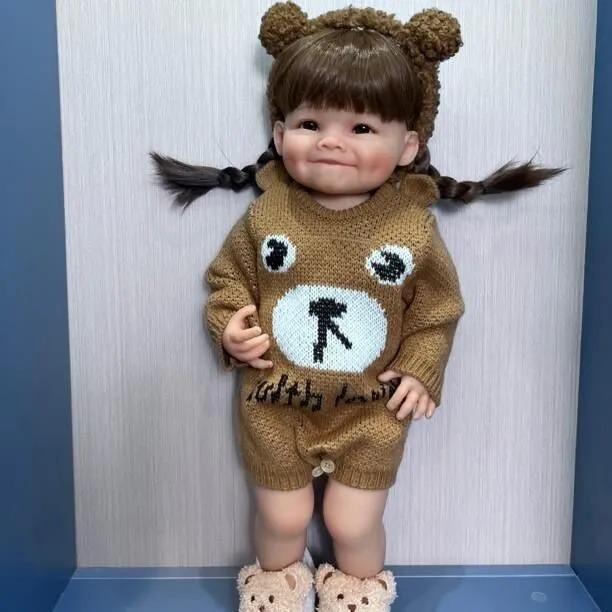 

55 см Игрушка Реборн Полностью Виниловая Моющаяся Реалистичная Кукла-Младенец для Детей Россия большой провал o ruby