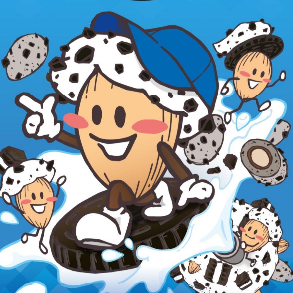 HBAF Cookies & Cream Almonds, 190g * 2 Pack