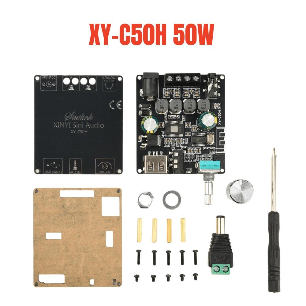XY-C100L/H XY-C50L/H Bluetooth5.0 Stereo Audio Module Subwoofer Amplifier Board 50W/100Wx2 Dual Channel 360 Degree Tuning