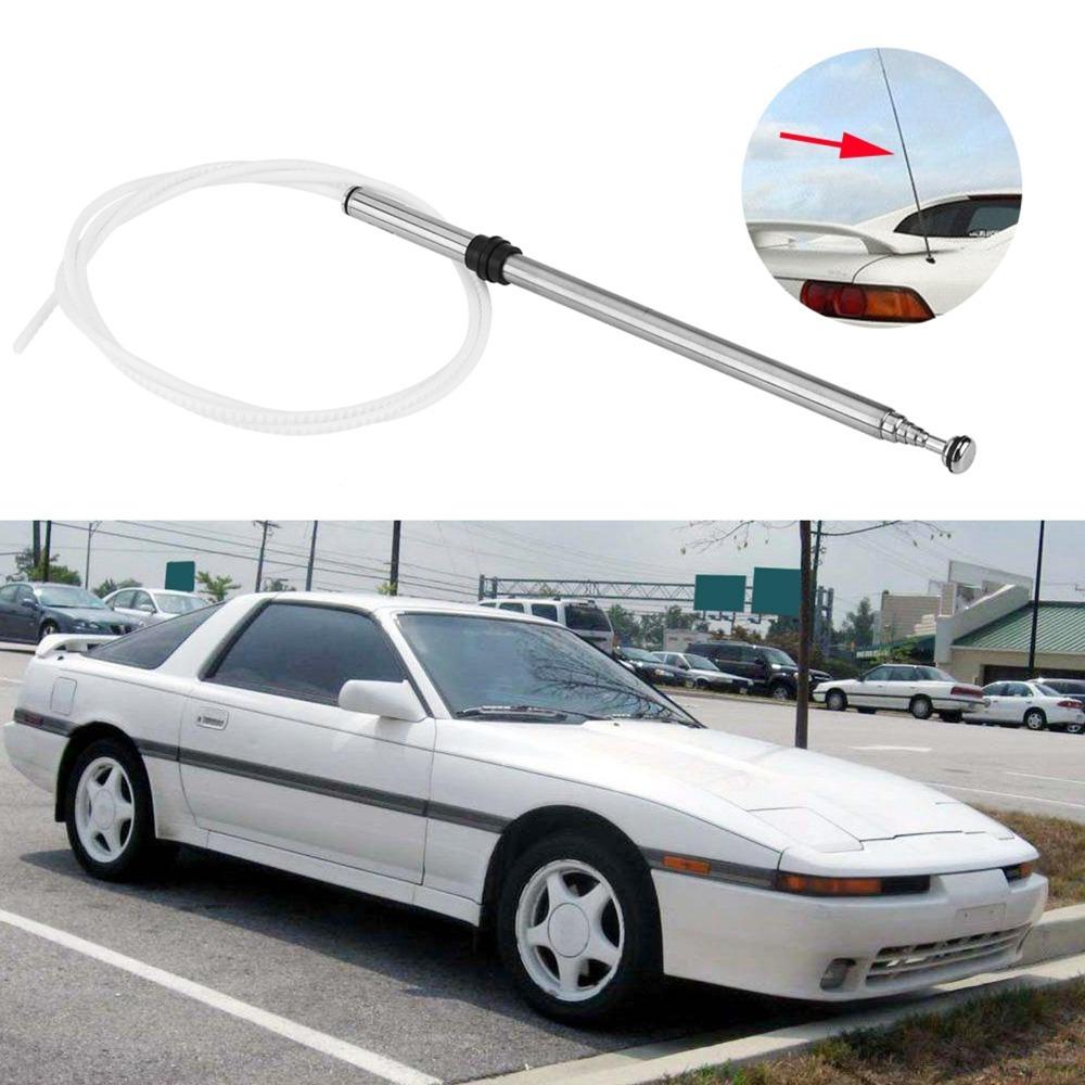 8633732200 Auto Radio Antenna Mast Silver Antenna Mast AM/FM Power Aerial for Toyota Camry