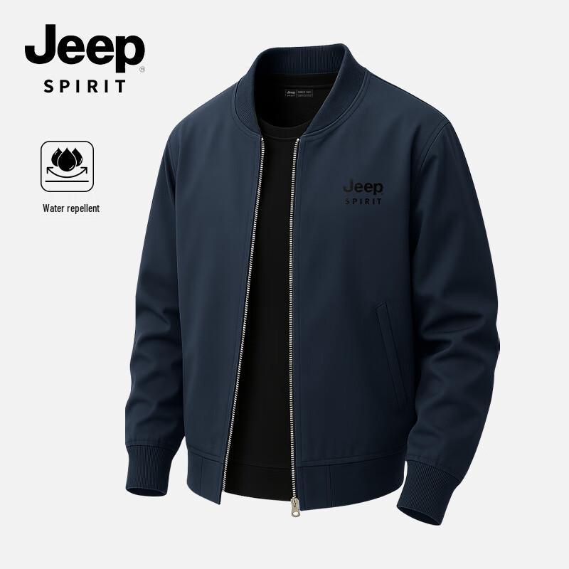 

JEEP SPIRIT Men s Baseball Collar Flight Jacket 3XL