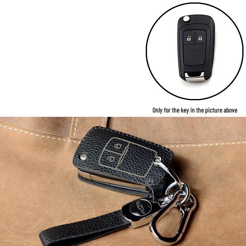 Leather Key Case for Buick Models: Excelle, Verano, Envision, GL8, LaCrosse, GL6, Regal, Excelle GT
