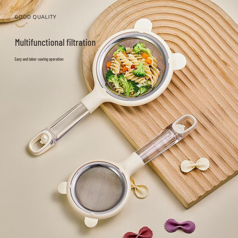 304 Stainless Steel Fine Mesh Strainer Spoon