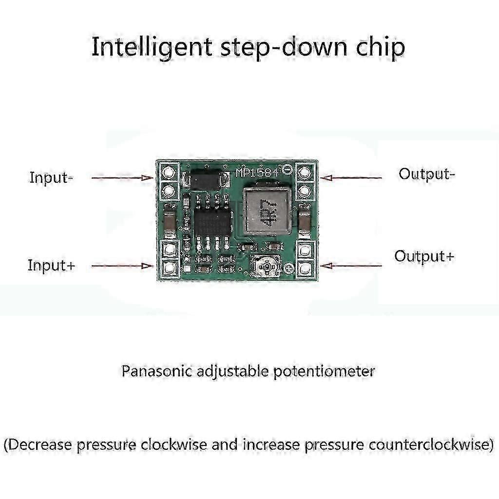 MP1584EN DC-DC 3A Power Step-down Adjustable Module Exceeds LM2596 24V To 12V9V5V3V Ultra-small MP1584