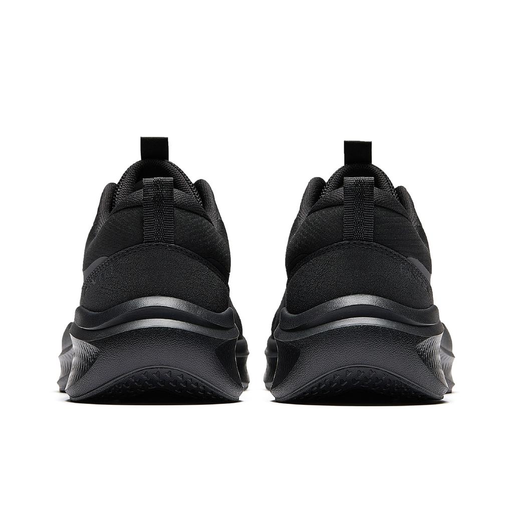 Anta Easy Series Fabric Cushioning Resilient Durable Fitness Commuting Low-Top Training Shoes Unisex sneaker Black Castle-Gray 912537701-4