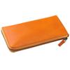 Feee Long Wallet for Men and Women, Genuine Tochigi Leather, Thin Gusset, L-Shaped Zipper, Made In Japan [FE-3011] (Camel)