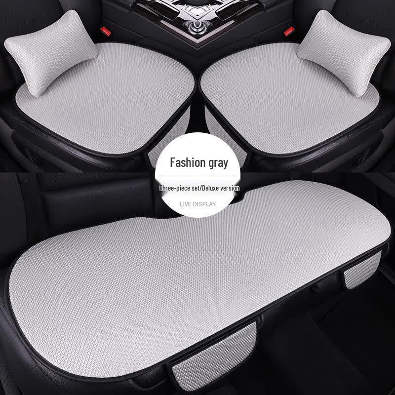 Ice Silk Car Seat Cushion Set
