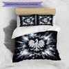 Set Biancheria da Letto Stampata Calcio Polonia 3 Pezzi Set Copriletto Traspirante Accogliente come Regalo per Inaugurazione Casa o Festa