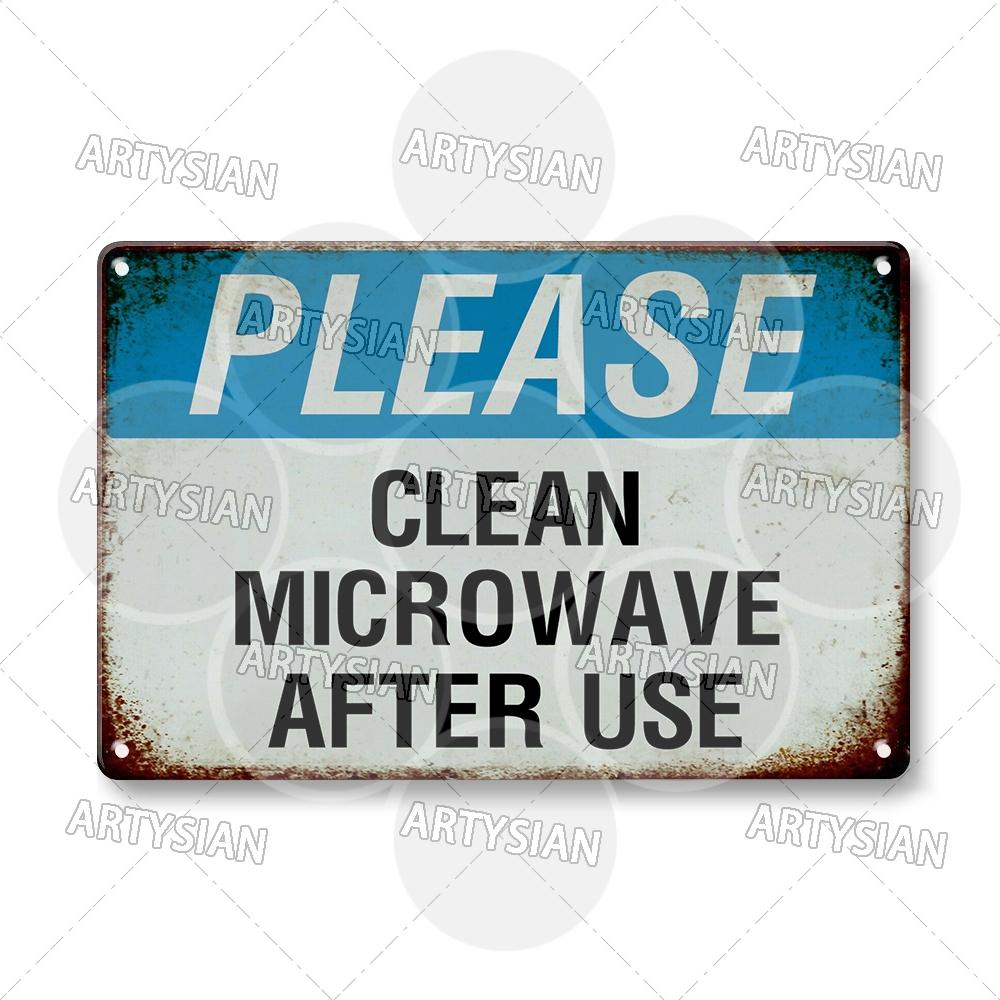Hygiene Metal Sign No Shoes No Food Drink Restaurant Office School Public Space Plaque Wash Your Hand Sanitizer Keep Clean Sign