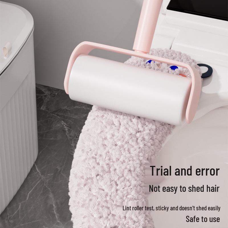 Waterproof Plush Toilet Seat Cover - Thickened for Autumn/Winter 2025