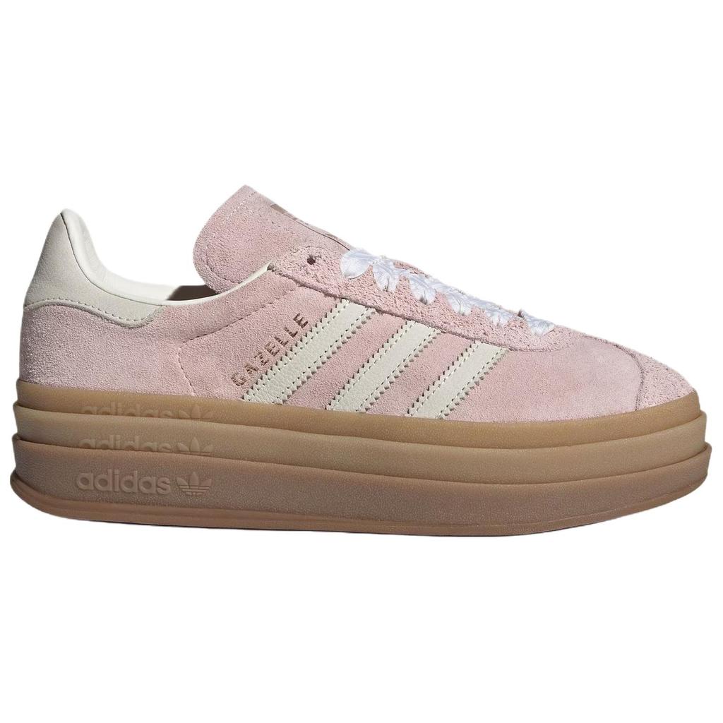 adidas Originals Gazelle Bold Klassische Bequeme Sneaker Damen Sneaker Rosa Weiß IH4209