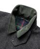Edinburgh Club Wool Blended Herringbone Mid Hunting Jacket [C/Grey]