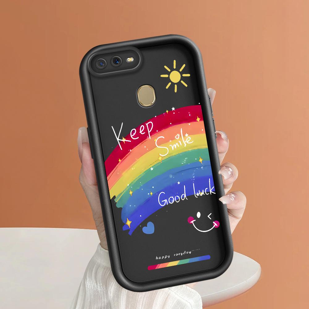 Coque de protection antichoc en silicone souple avec motif de dessin animé pour appareil photo OPPO Reno Realme OnePlus