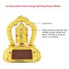 Solar Energy Solar Tibet Prayer Wheel Safety Symbol Tibetan Prayer Wheel  Car Accessories