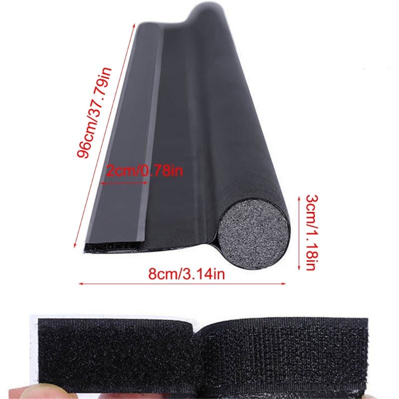 Upgrades Door Bottom Seal Soundproofing Foam Strips Indoor Environment Provider Simple Installation for Home & Office Use