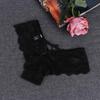 1PC Sexy Erotic Lingerie Ladies Elastic Bandage Lace Flowers Panties T-back Briefs G-String Thongs Women's Charming Underwear