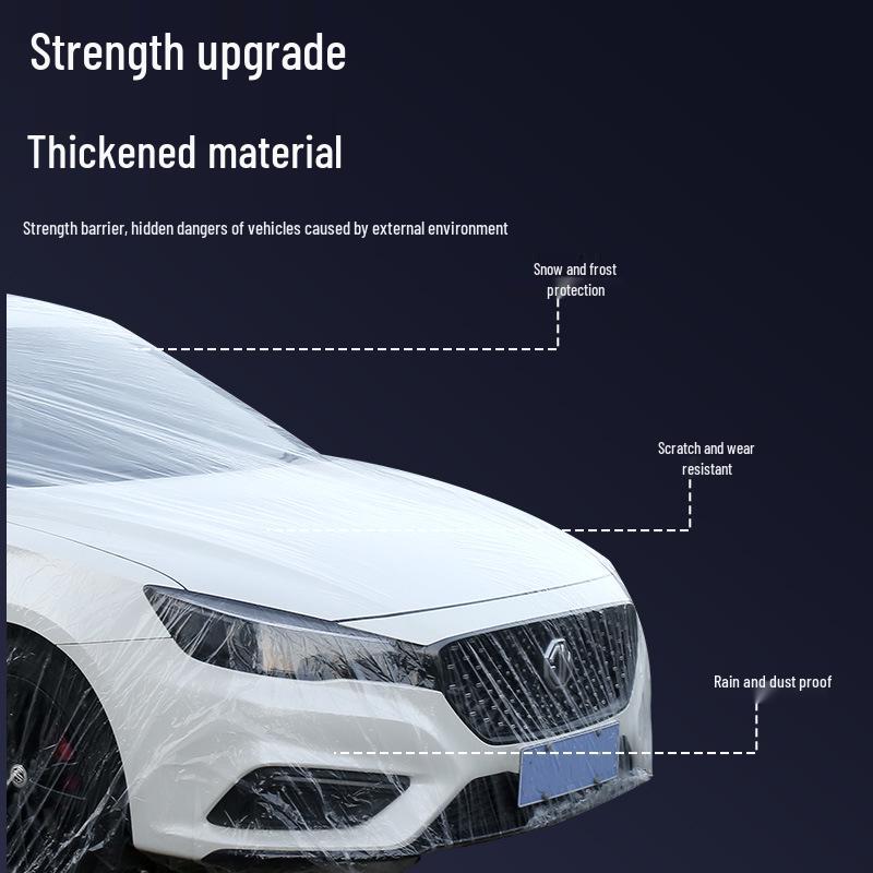 All-Season Disposable Car Cover: Sunproof, Rainproof, Dustproof, Bird Dropping Resistant