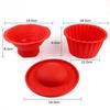 Silicone Mould 3pcs/set Flower Shape Cupcake Heat Resistant  Tools Baking Maker Giant Cupcake Mold