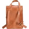 18" leather satchel tablet bag laptop case office briefcase messenger gift for men computer distressed shoulder bag