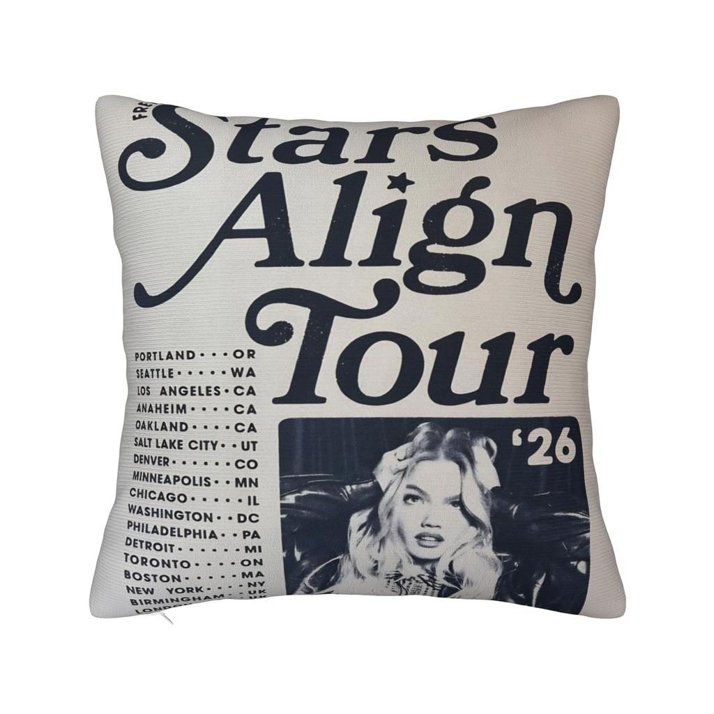 Freya Skye Stars Align Tour 2026 Pillow Covers Accessories Soft Cushion Cover Decorations  Pillow Case Cover Home Multi-Size