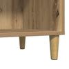 Artisan Oak Record Cabinet 84.5 x 38 x 89 cm Engineered Wood